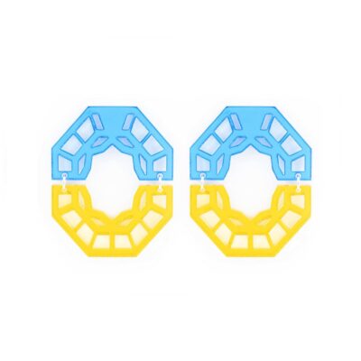 CAPITOLIO CELESTE Y AMARILLO