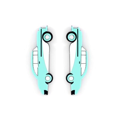 COCHE CUBANO TURQUESA