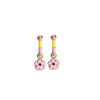 AROS R/L + FLOR ROSA (par)