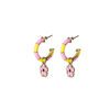 AROS R/L + FLOR ROSA (par) - Imagen 2
