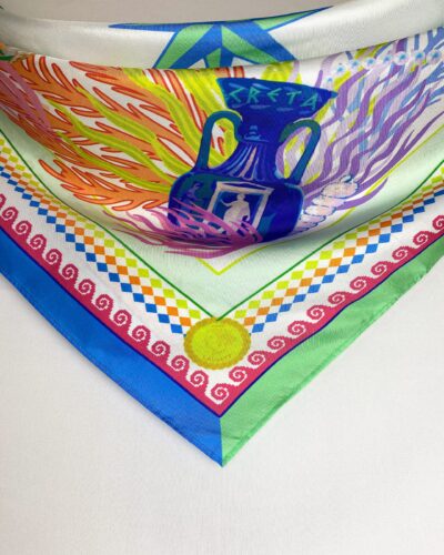 Pañuelo CRETA Azul y verde