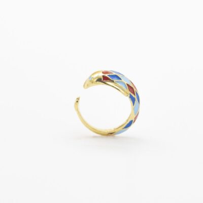 Anillo pez azul