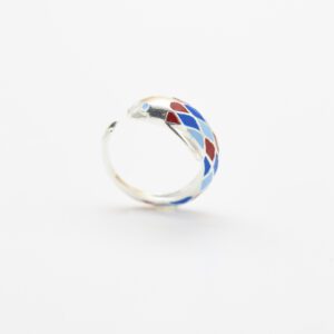 Anillo pez azul