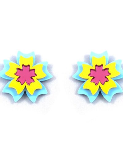 pendientes-medianos-blue-flower
