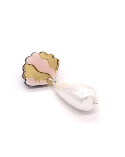 PENDIENTE-CONCHA-PERLADA