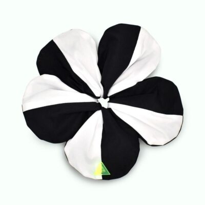 coletero-flor--blanco-y-negro-frente