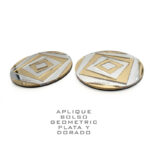 Geometric Plata y Dorado