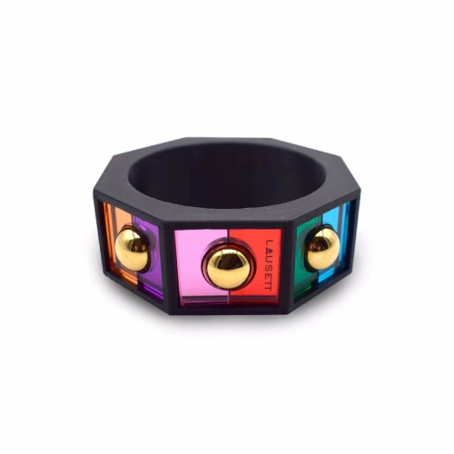 BRAZALETE PRISMAS COLOR FRENTE