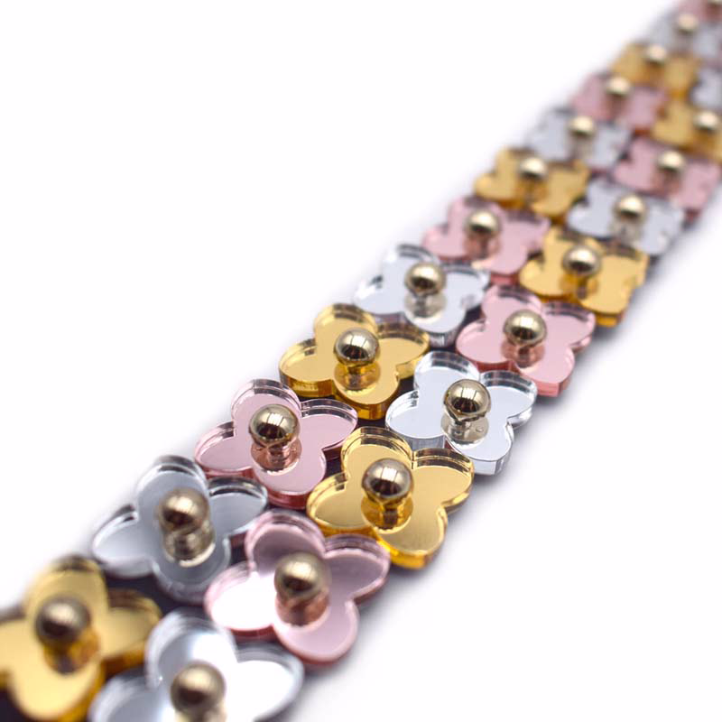 CHOCKER LOBULARIA DORADO perfil