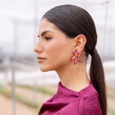 FLOR PEPINO PERFIL SIN CADENAS-MODELO