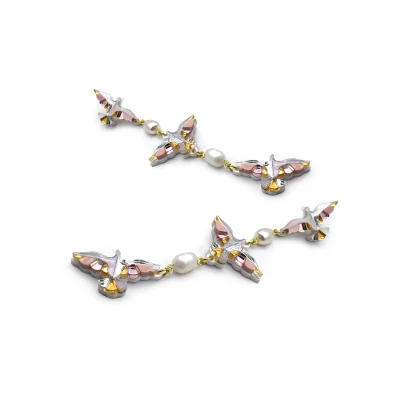 DANCING BIRDS BLANCOS perfil