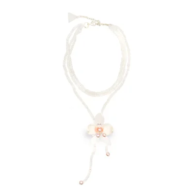 collar orquidea bolas nuevas